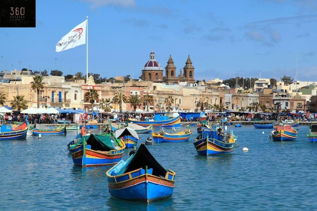 Modern 2Br Apt In The Quaint Village Of Marsaskala & Ac By 360 Estates Kültér fotó